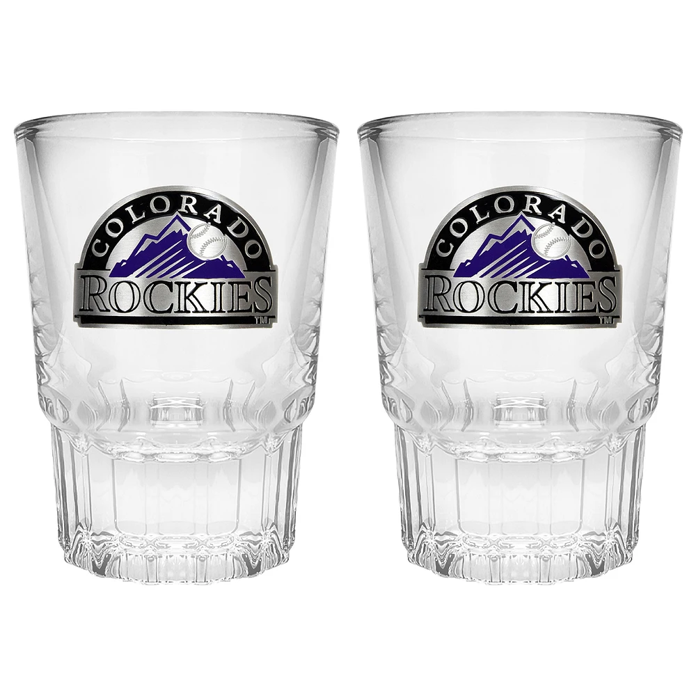 Colorado Rockies 2-Piece Prism Shot Glass Set