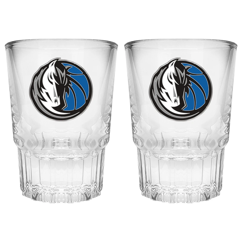 Dallas Mavericks 2-Piece Prism Shot Glass Set