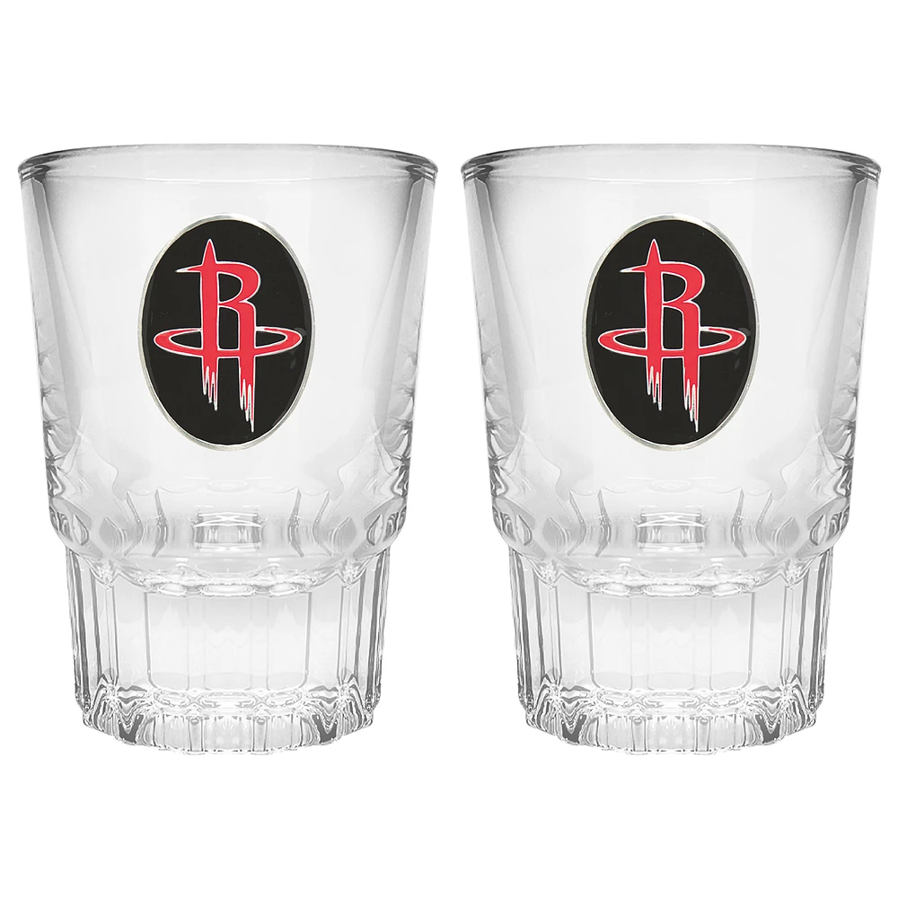 Houston Rockets 2-Piece Prism Shot Glass Set