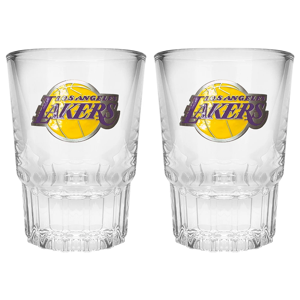 Los Angeles Lakers 2-Piece Prism Shot Glass Set