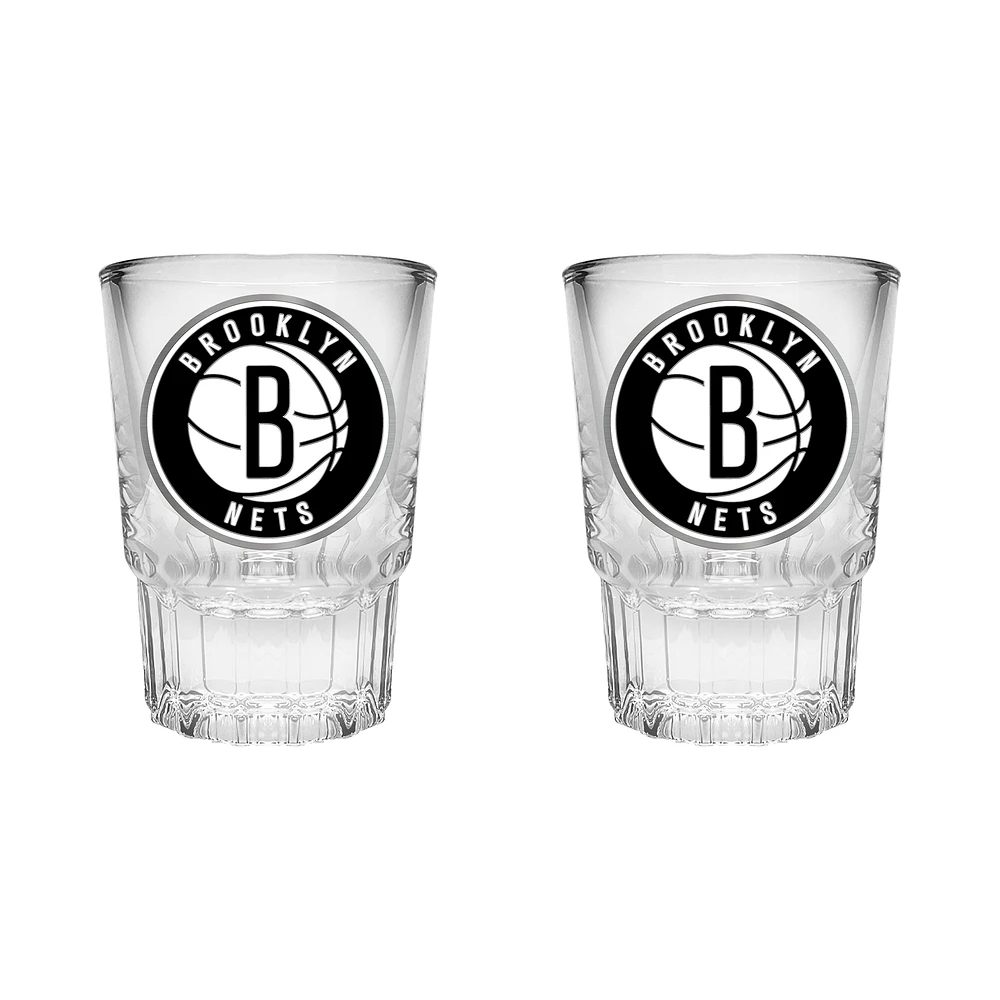 Brooklyn Nets 2-Piece Prism Shot Glass Set