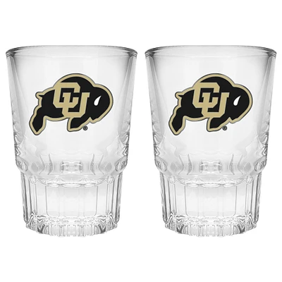 Colorado Buffaloes 2-Piece Prism Shot Glass Set
