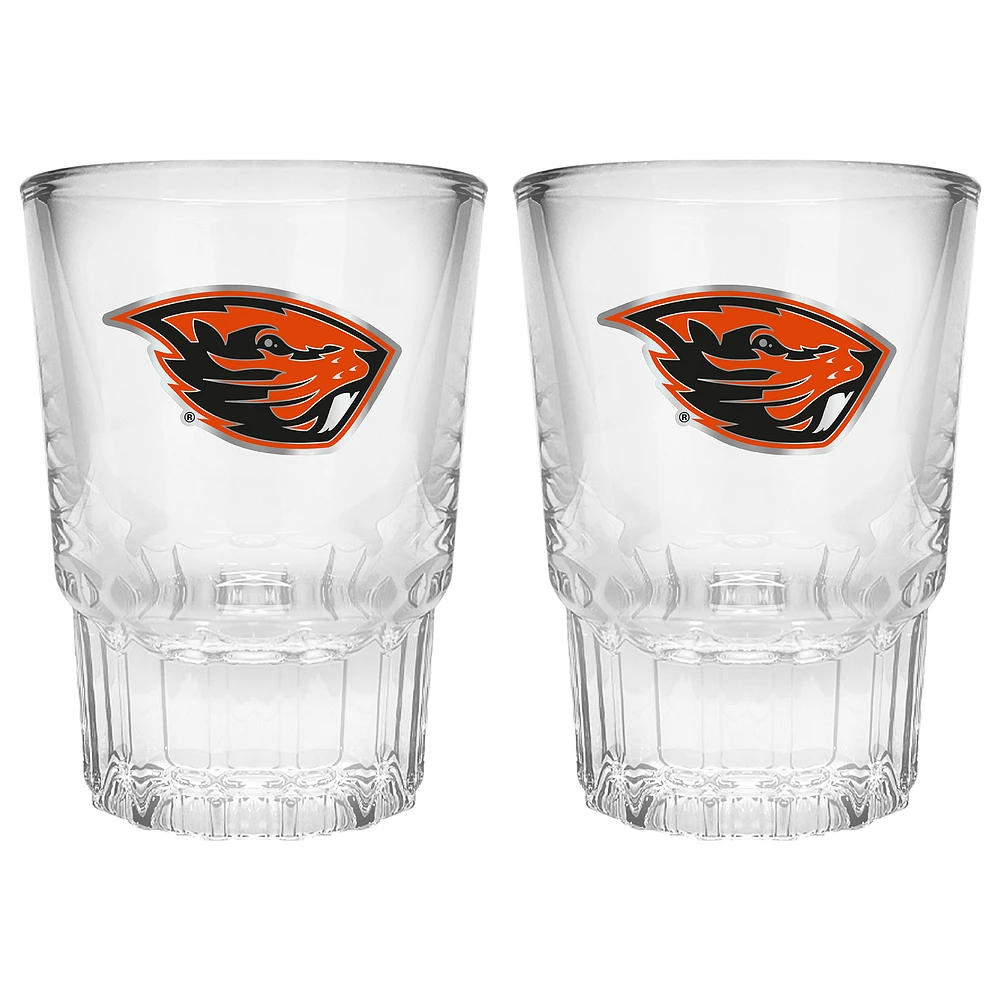 Oregon State Beavers 2-Piece Prism Shot Glass Set