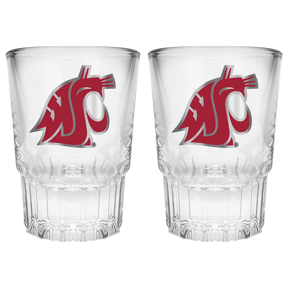 Washington State Cougars 2-Piece Prism Shot Glass Set