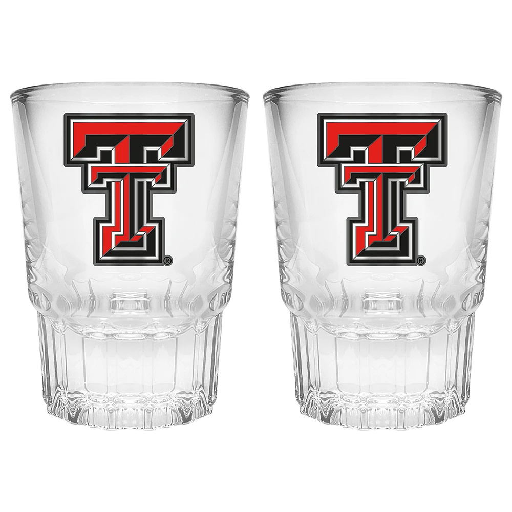 Texas Tech Red Raiders 2-Piece Prism Shot Glass Set