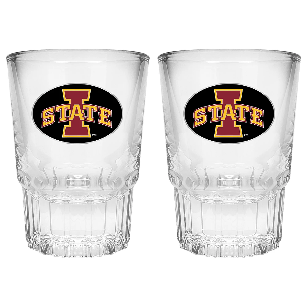 Iowa State Cyclones 2-Piece Prism Shot Glass Set