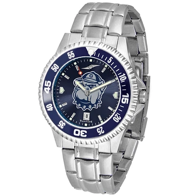 Navy Georgetown Hoyas Competitor Steel AnoChrome Color Bezel Watch