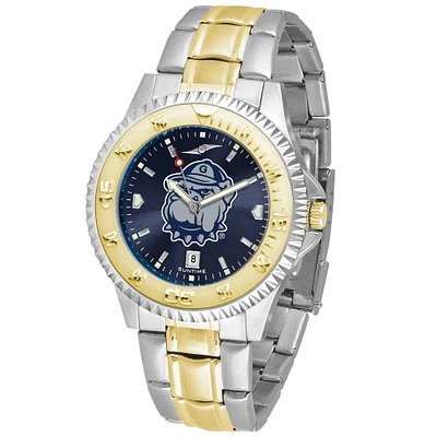 Navy Georgetown Hoyas Competitor Two-Tone AnoChrome Watch
