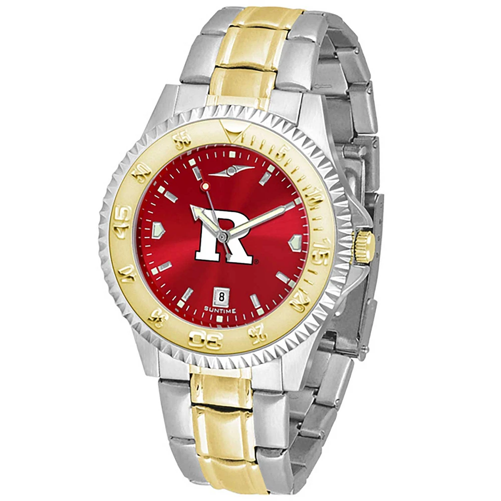Scarlet Rutgers Scarlet Knights Competitor Two-Tone AnoChrome Watch