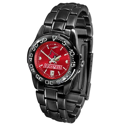 Women's Red Louisville Cardinals FantomSport AnoChrome Watch