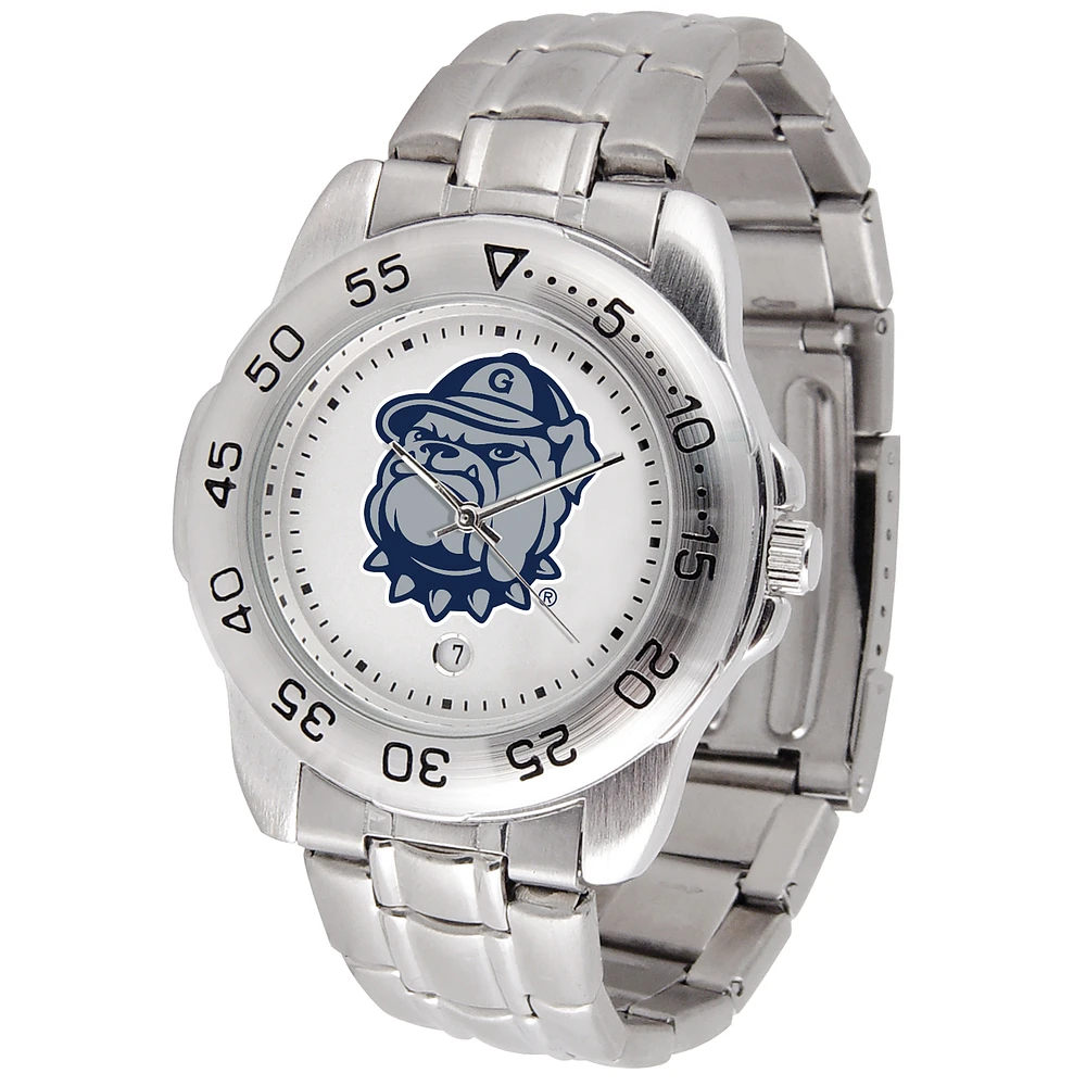 White Georgetown Hoyas Sport Steel Watch