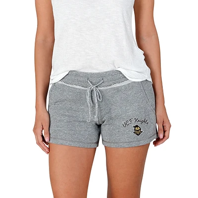 Women's Concepts Sport Gray UCF Knights Mainstream Terry Shorts