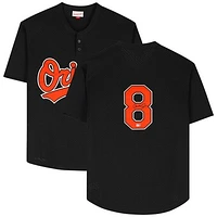 Cal Ripken Jr. Baltimore Orioles Autographed Black Mitchell & Ness Replica Batting Practice Jersey