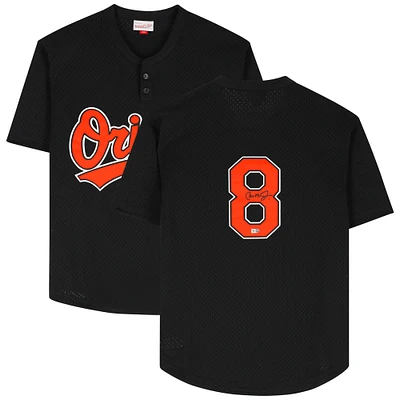 Cal Ripken Jr. Baltimore Orioles Autographed Black Mitchell & Ness Replica Batting Practice Jersey