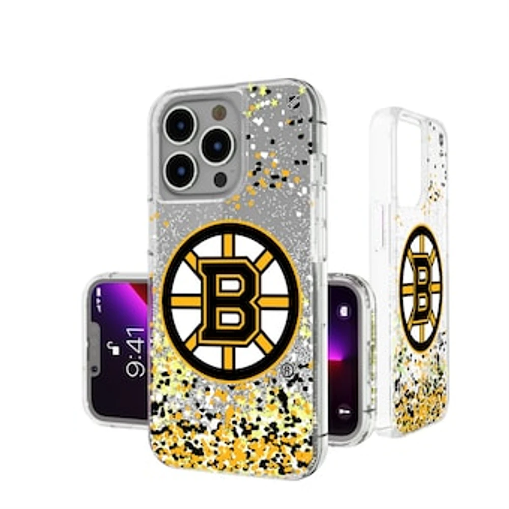 Boston Bruins iPhone Confetti Glitter Case