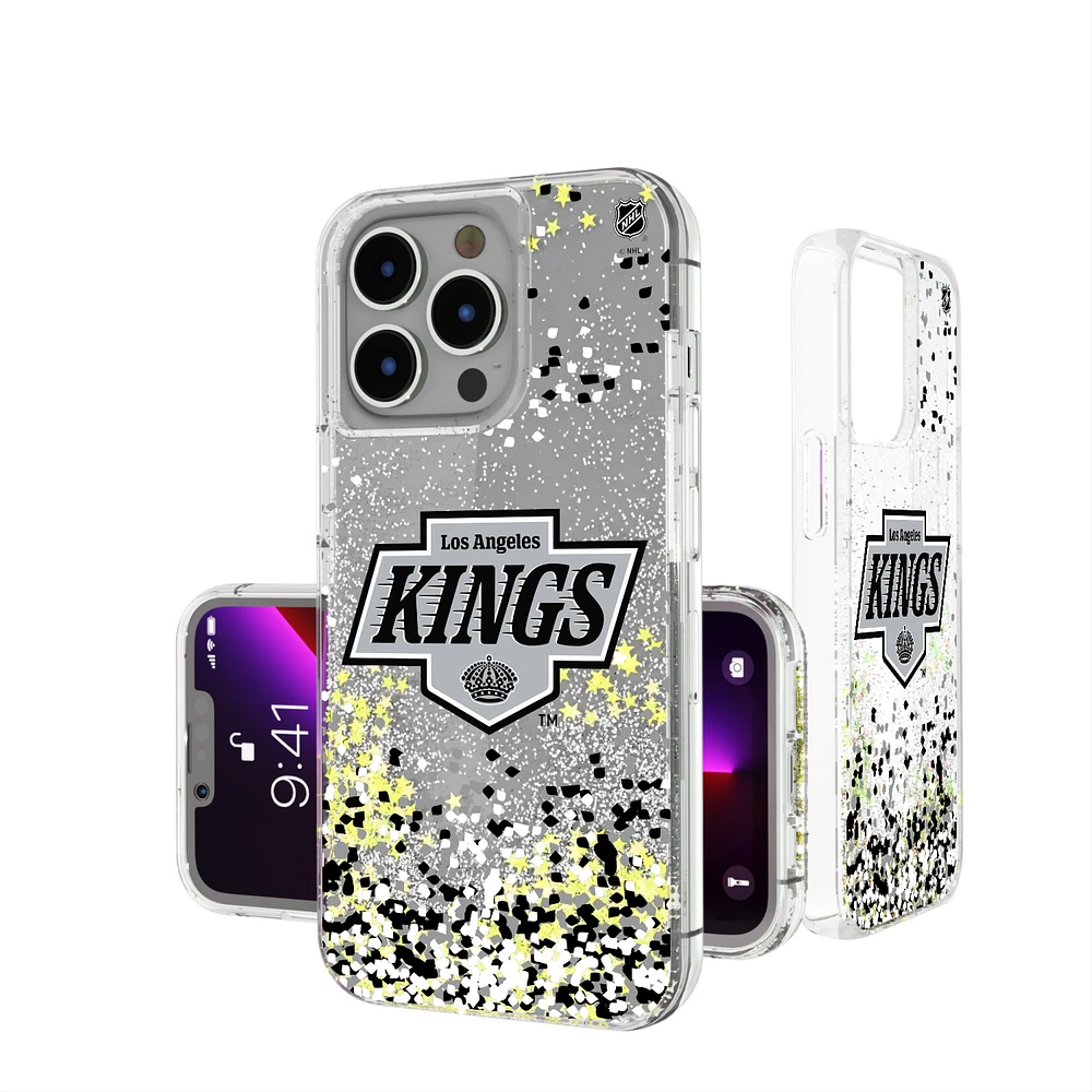 Los Angeles Kings iPhone Confetti Glitter Case