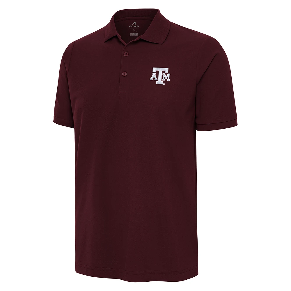 Men's Antigua Maroon Texas A&M Aggies Legacy Pique Polo