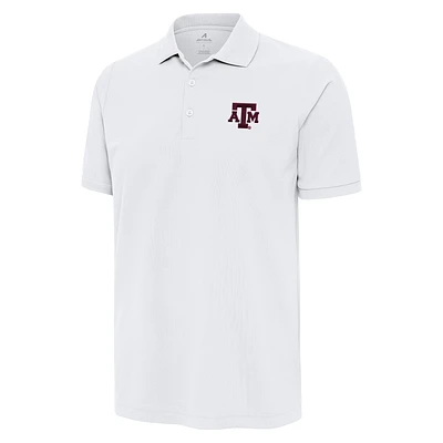 Men's Antigua White Texas A&M Aggies Legacy Pique Polo