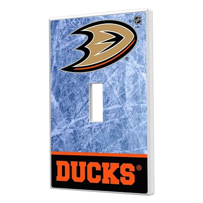 Anaheim Ducks Wordmark Single Toggle Lightswitch Plate