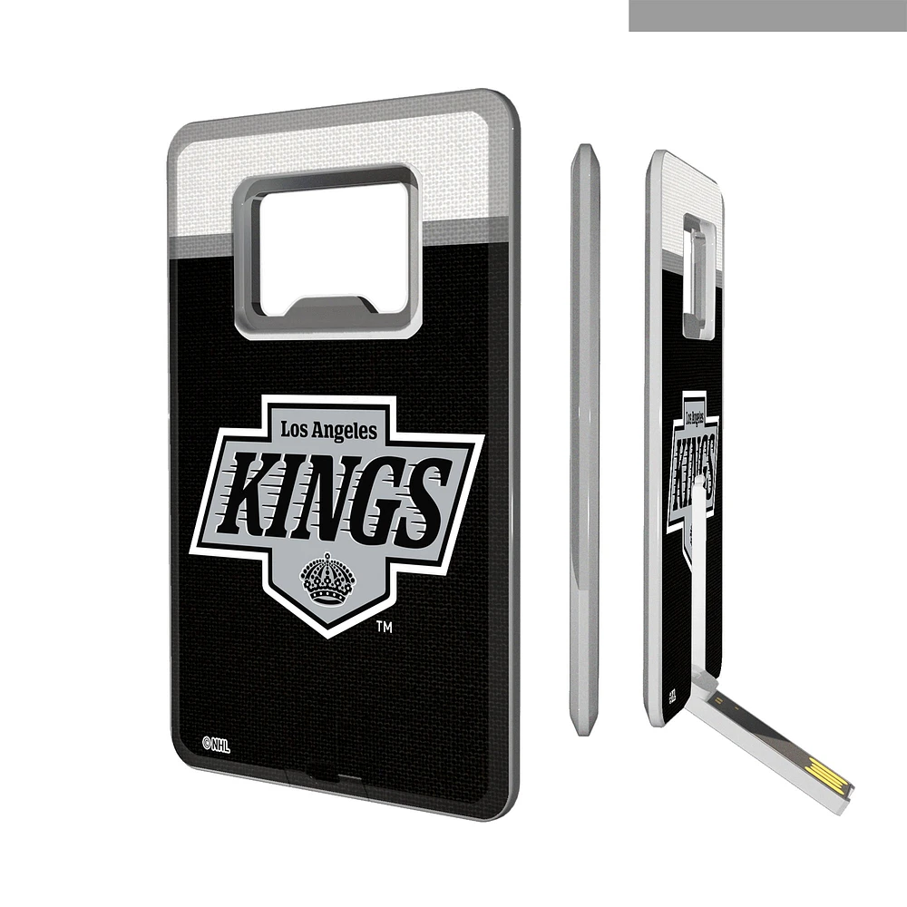 Los Angeles Kings Stripe Credit Card USB Drive with Bottle Opener
