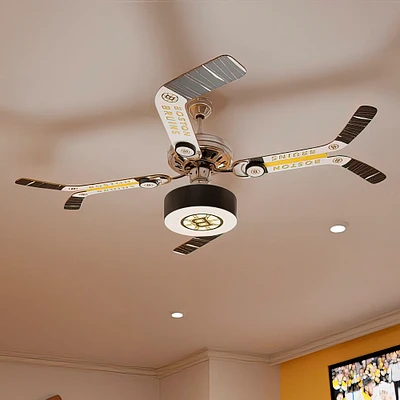 Boston Bruins Team Split Stick Ceiling Fan