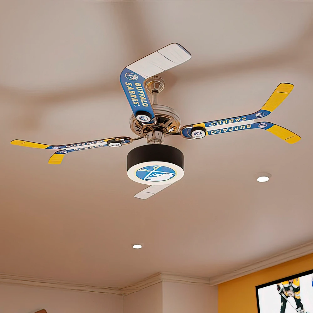 Buffalo Sabres Split Stick Team Home Ceiling Fan