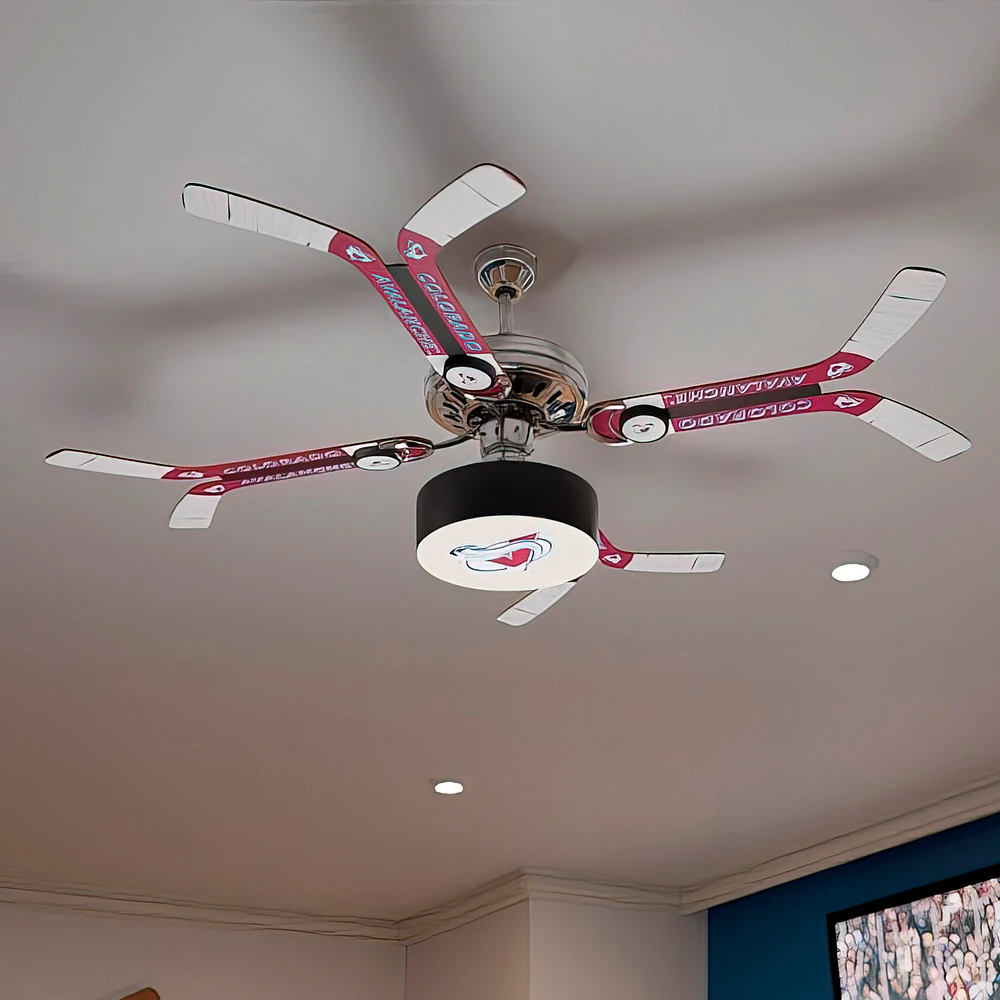 Colorado Avalanche Double Stick Team Home Ceiling Fan