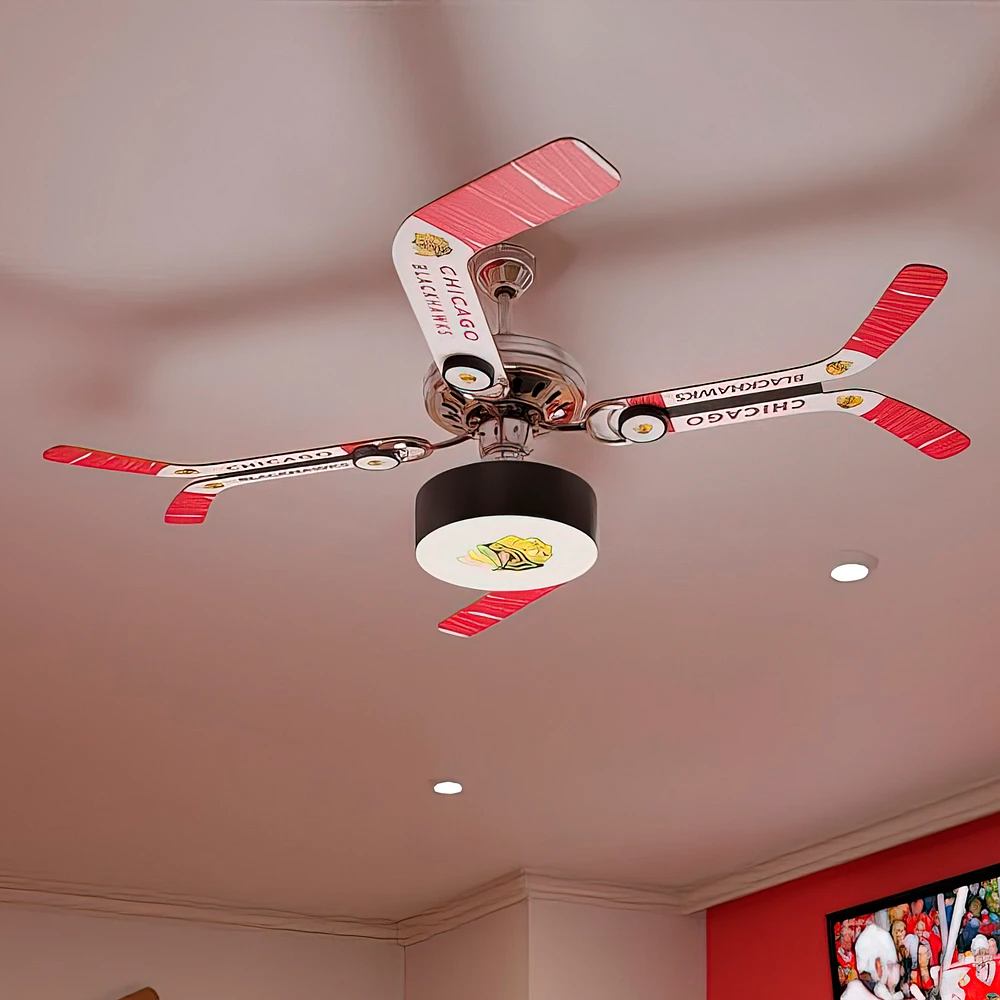 Chicago Blackhawks Team Split Stick Ceiling Fan