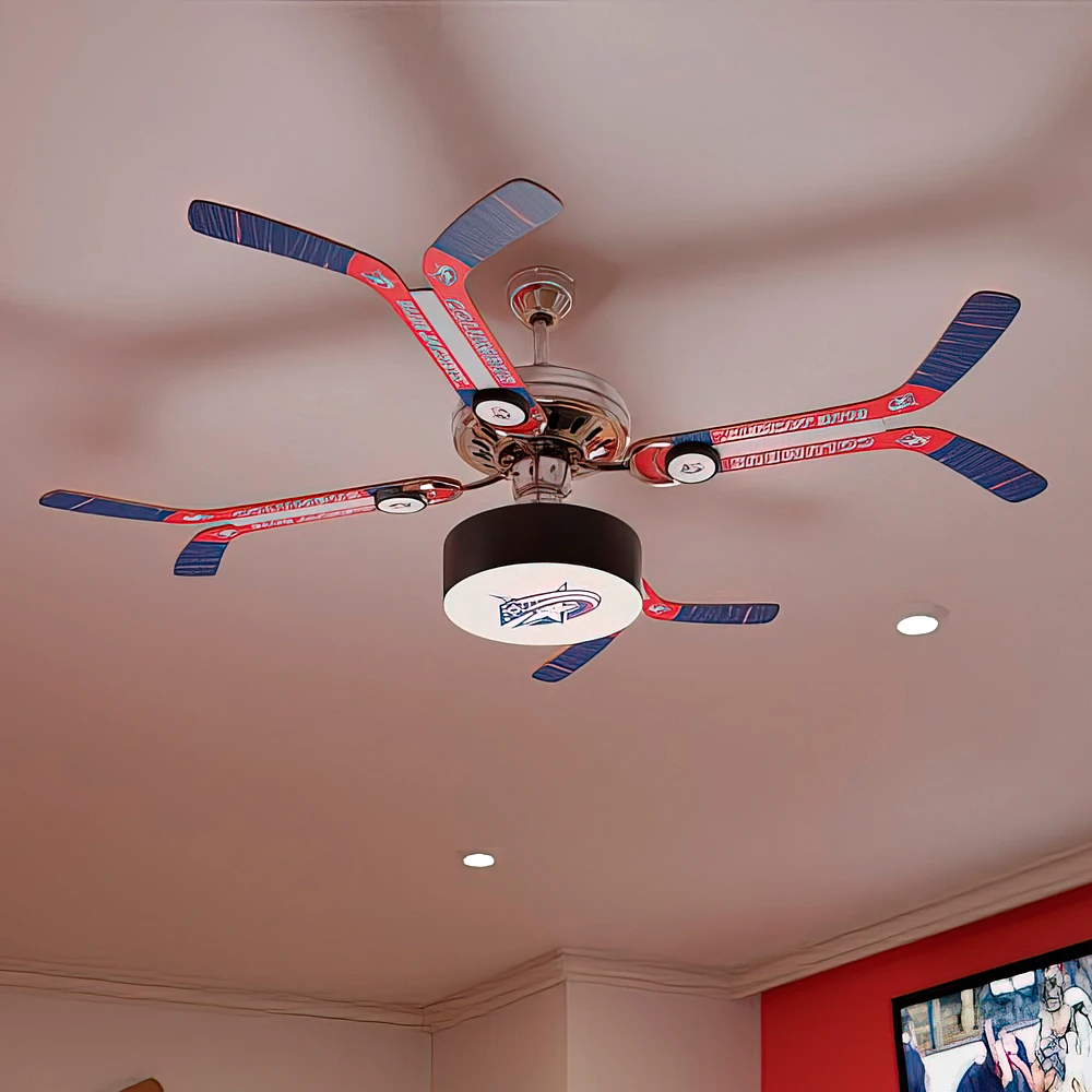 Columbus Blue Jackets Double Stick Ceiling Fan