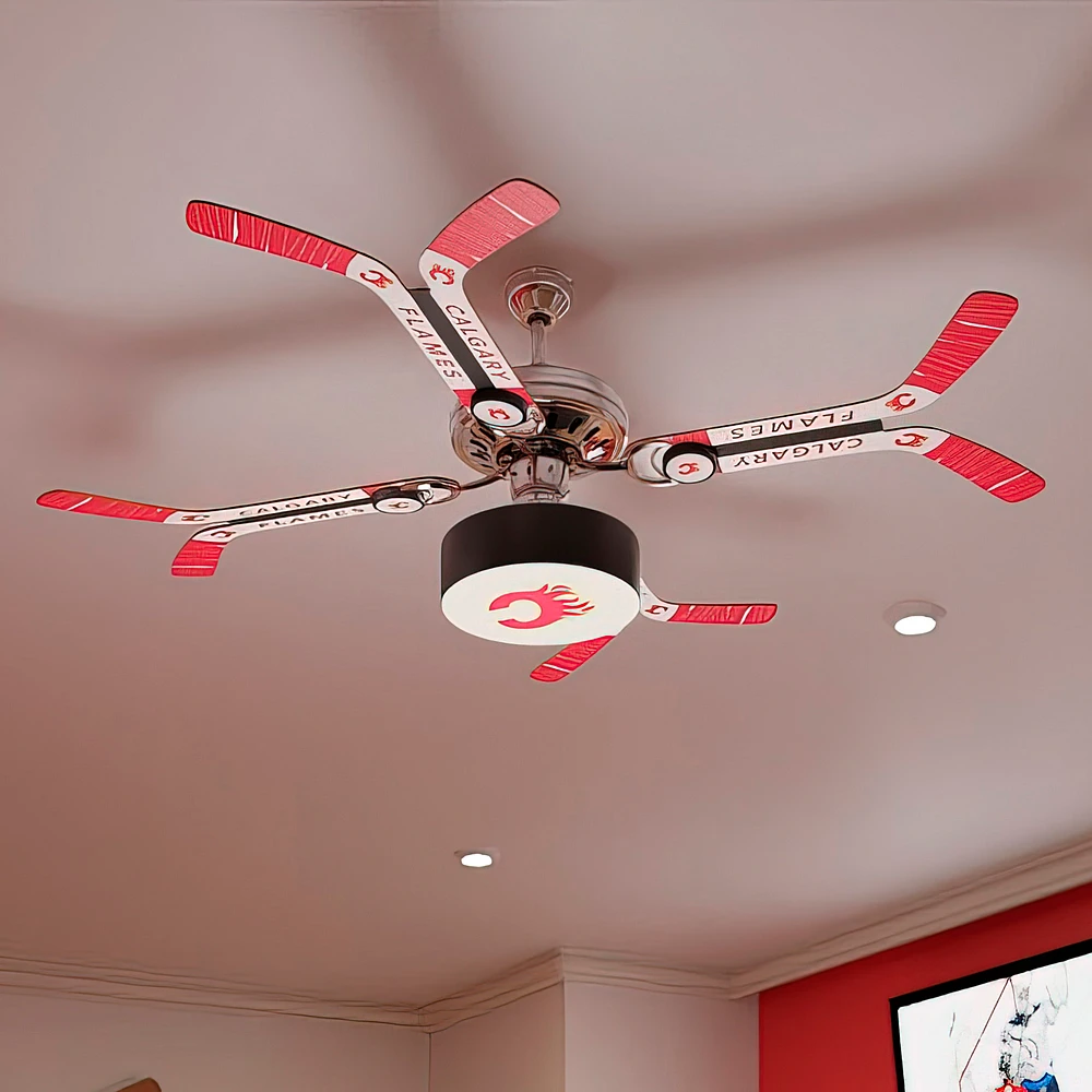 Calgary Flames Team Double Stick Ceiling Fan