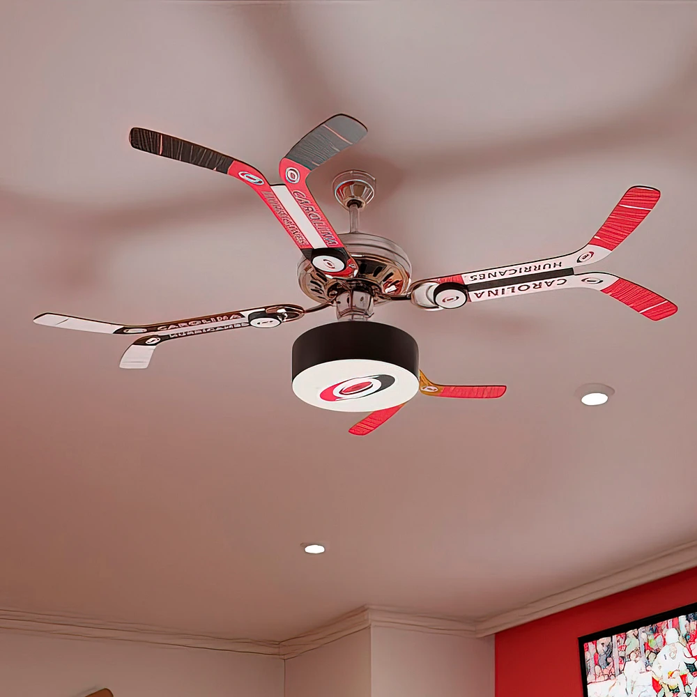 Carolina Hurricanes Mismatched Double Stick Ceiling Fan
