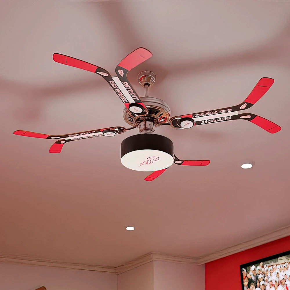 Detroit Red Wings Double Stick Ceiling Fan
