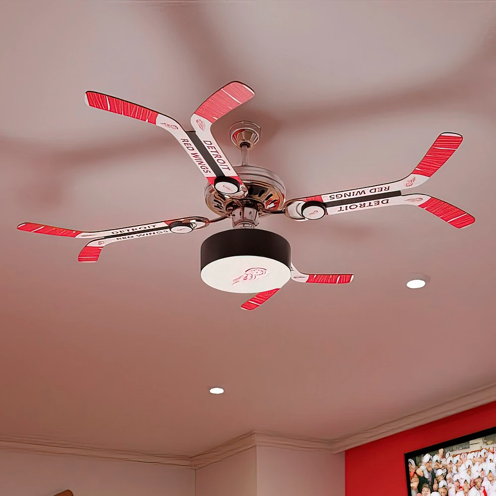 Detroit Red Wings Team Double Stick Ceiling Fan