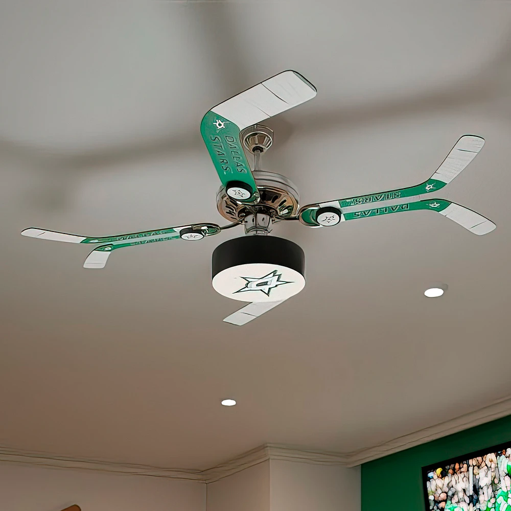 Dallas Stars Split Stick Team Home Ceiling Fan