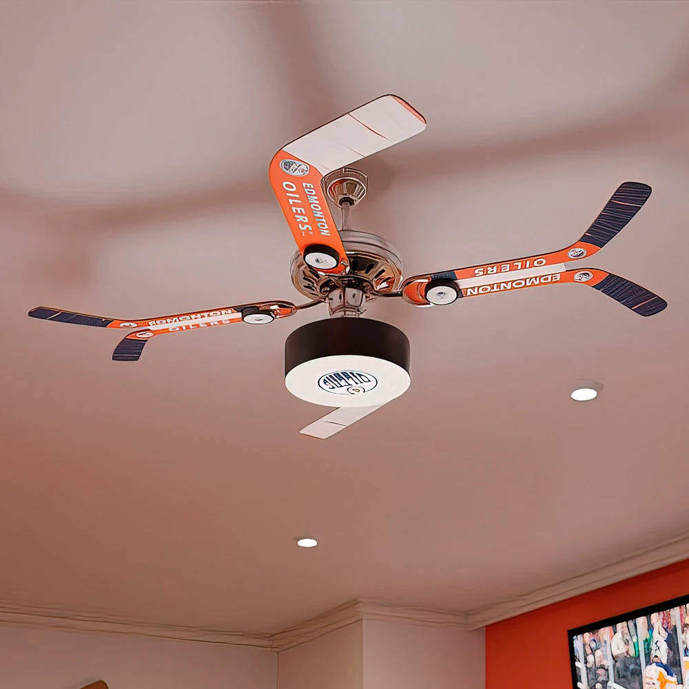 Edmonton Oilers Split Stick Ceiling Fan