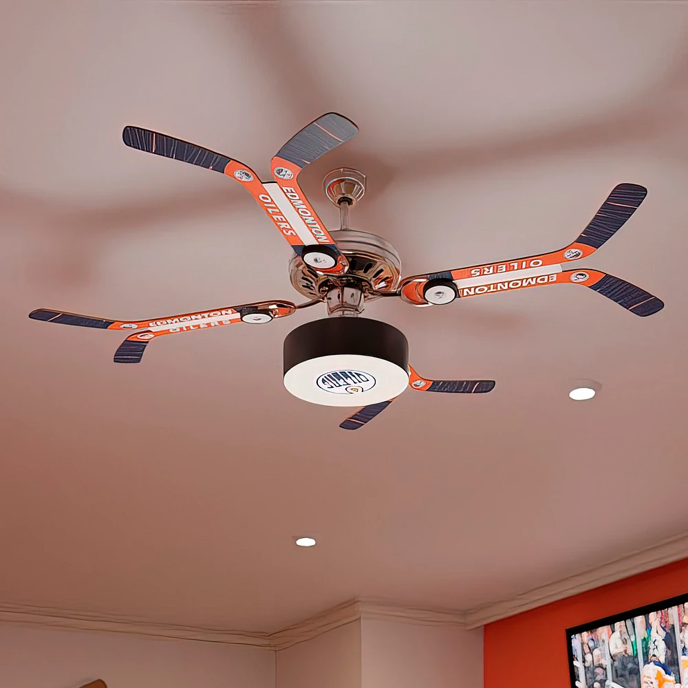 Edmonton Oilers Double Stick Ceiling Fan