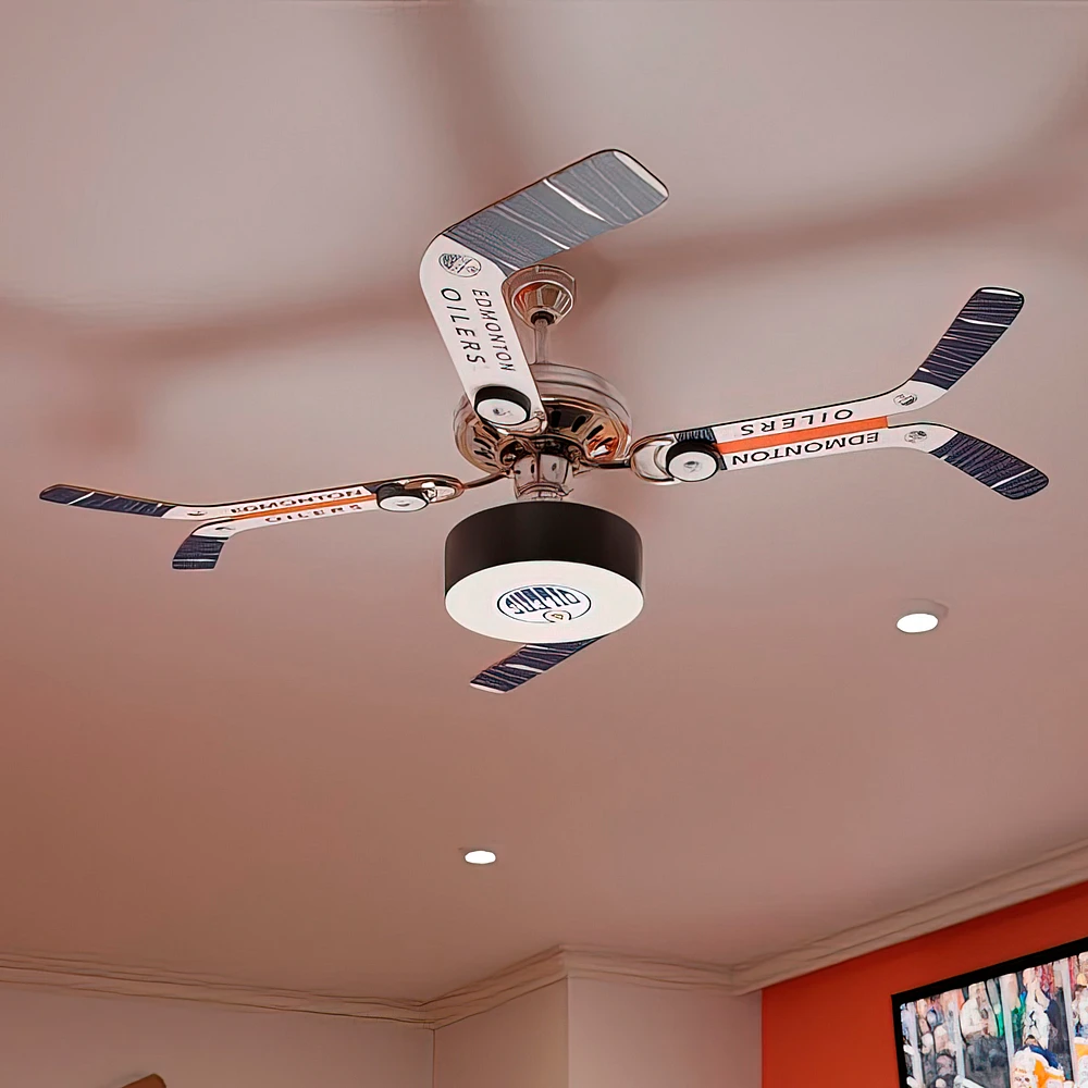 Edmonton Oilers Team Split Stick Ceiling Fan