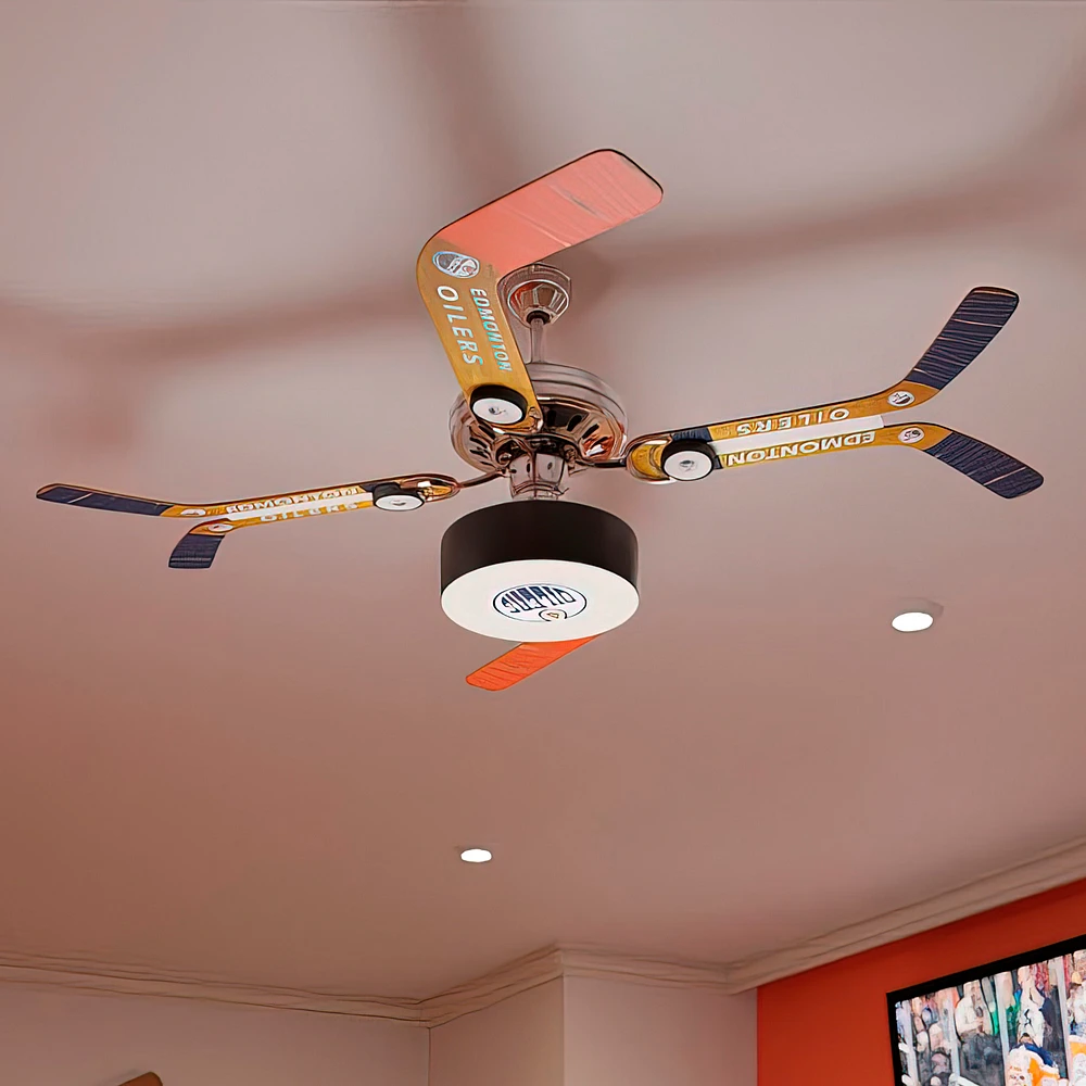 Edmonton Oilers Split Stick Home Ceiling Fan