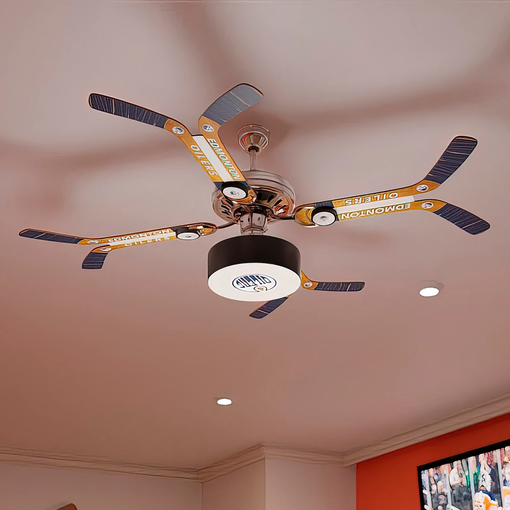 Edmonton Oilers Double Stick Home Ceiling Fan