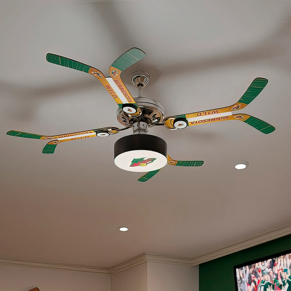 Minnesota Wild Double Stick Home Ceiling Fan