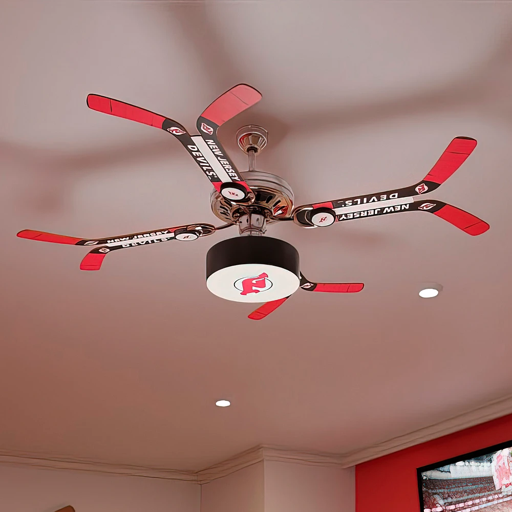 New Jersey Devils Double Stick Team Ceiling Fan