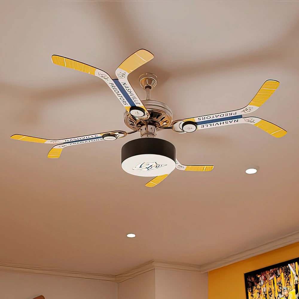 Nashville Predators Team Double Stick Ceiling Fan