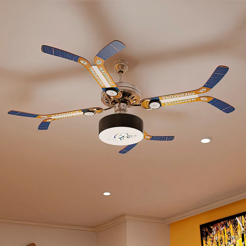 Nashville Predators Double Stick Home Ceiling Fan