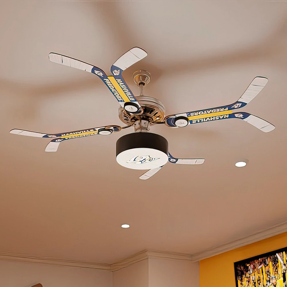 Nashville Predators Double Stick Team Home Ceiling Fan