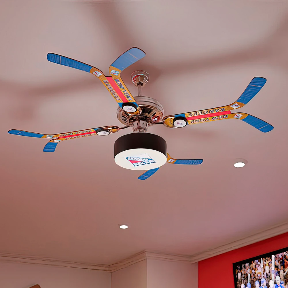 New York Rangers Double Stick Home Ceiling Fan
