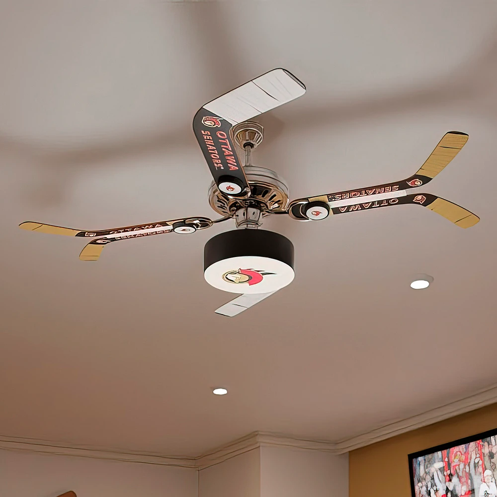 Ottawa Senators Split Stick Ceiling Fan