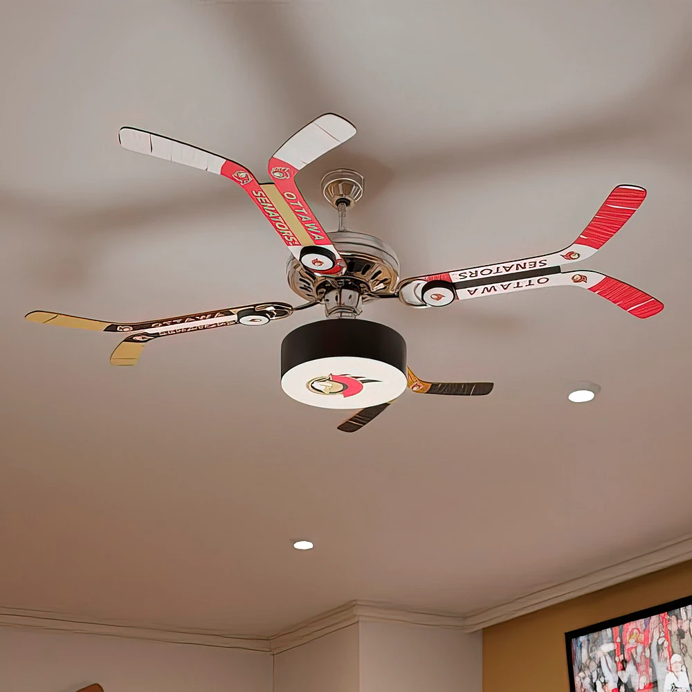 Ottawa Senators Mismatched Double Stick Ceiling Fan