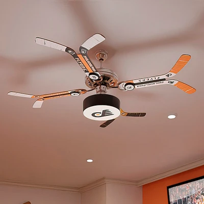 Philadelphia Flyers Mismatched Double Stick Ceiling Fan