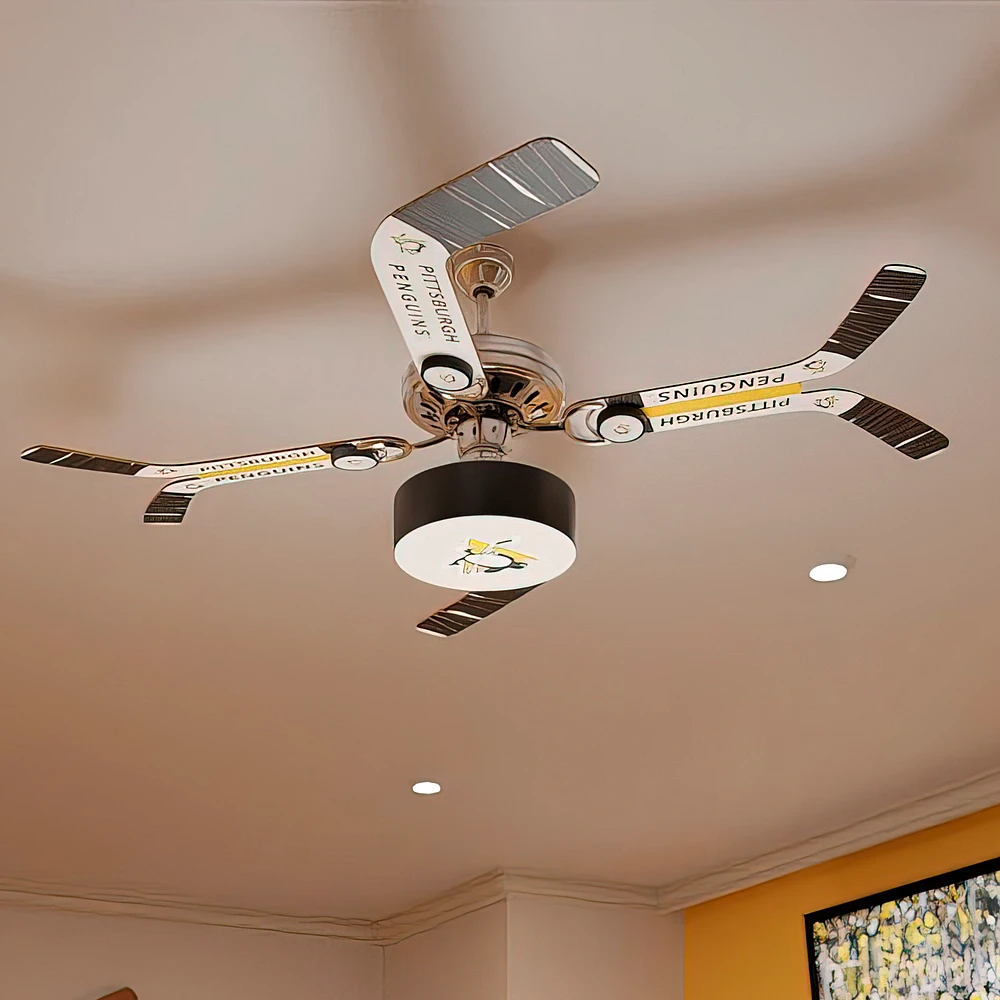 Pittsburgh Penguins Team Split Stick Ceiling Fan