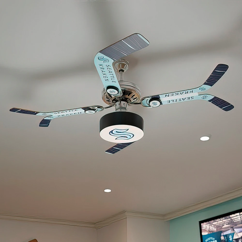 Seattle Kraken Split Stick Ceiling Fan